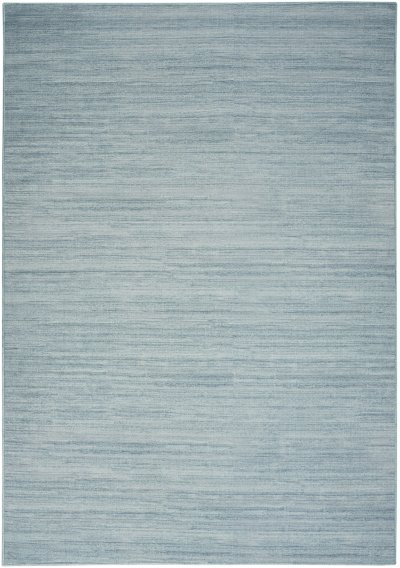 Nourison Home Nourison Washable Essentials WAE01 4' x 6' Aqua Modern Indoor Rug - 5'3" x 7'3"