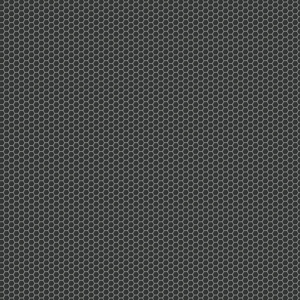 Daltile Uptown Glass Matte Ebony, Hexagon, 1, Matte - Matte Ebony