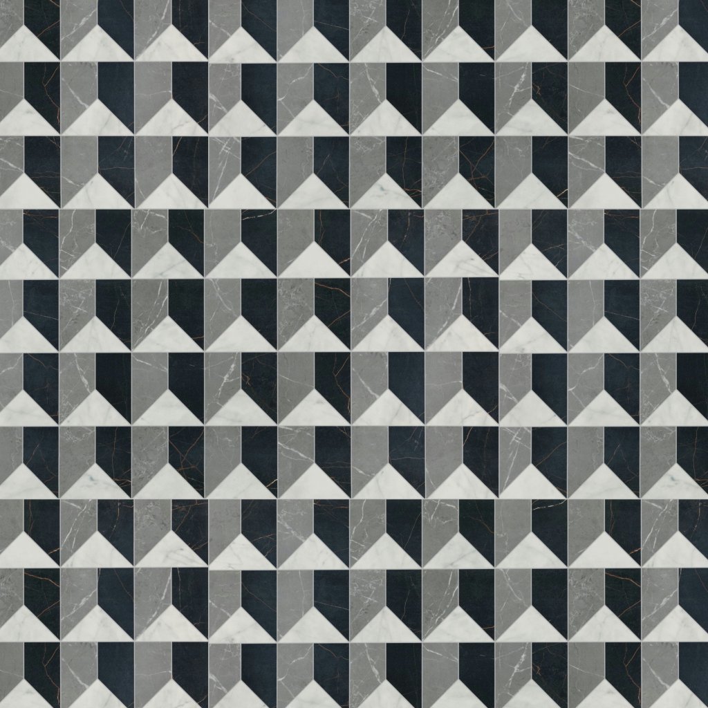 Daltile Sovran Arrow, Rectangle, 24X48, Satin - Arrow