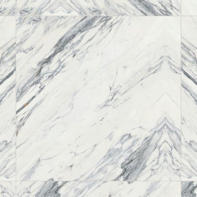 Qualis Ceramica Royal Stoneworks 48X48 Regal White Vein Honed - Grid