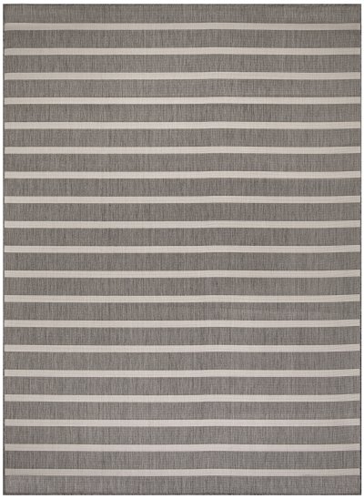 Nourison Home Nourison Positano POS03 8' x Square Charcoal Ivory Modern Rug - 12' x 15'