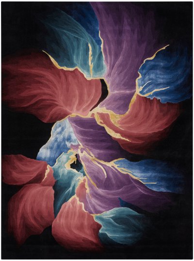 Nourison Home Nourison Prismatic PRS34 9'9" x 13'9" Black Modern Indoor Rug - 9'9" x 13'9"