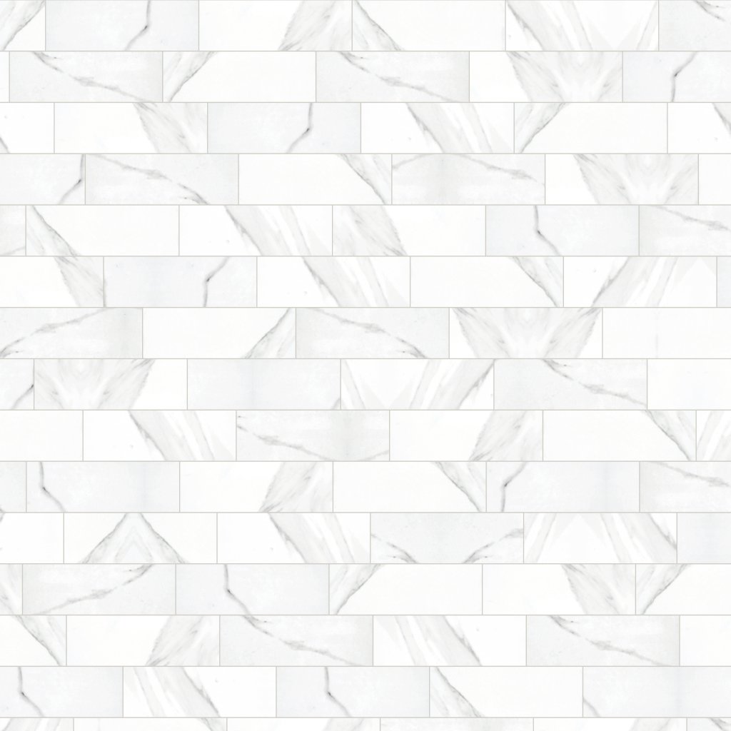 Qualis Ceramica Treasure Statuario 4X12 Polished - Grey