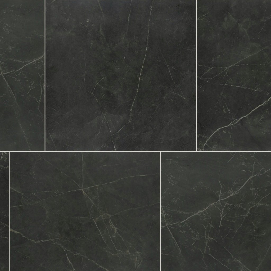 Qualis Ceramica Luxury Tivoli Nero 32X32 Honed - Black