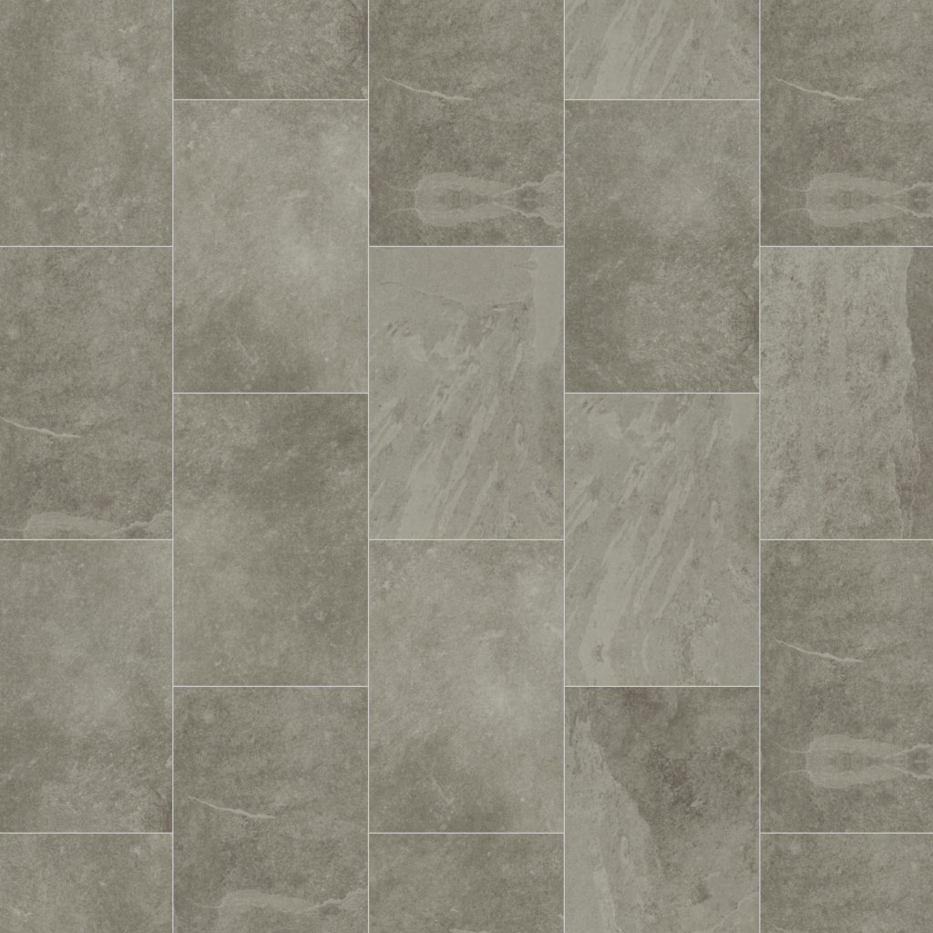 Karndean Designflooring GREY RIVEN SLATE ST16 - GRAY