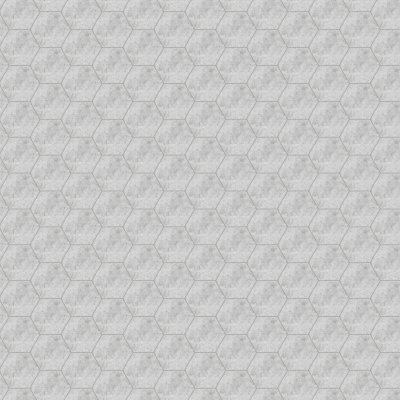 Marble Systems Silver Shadow Honed Hexagon Waterjet Marble Tile 5 25/32x5 - Silver Shadow - 5 25/32" x 5" x 3/8"