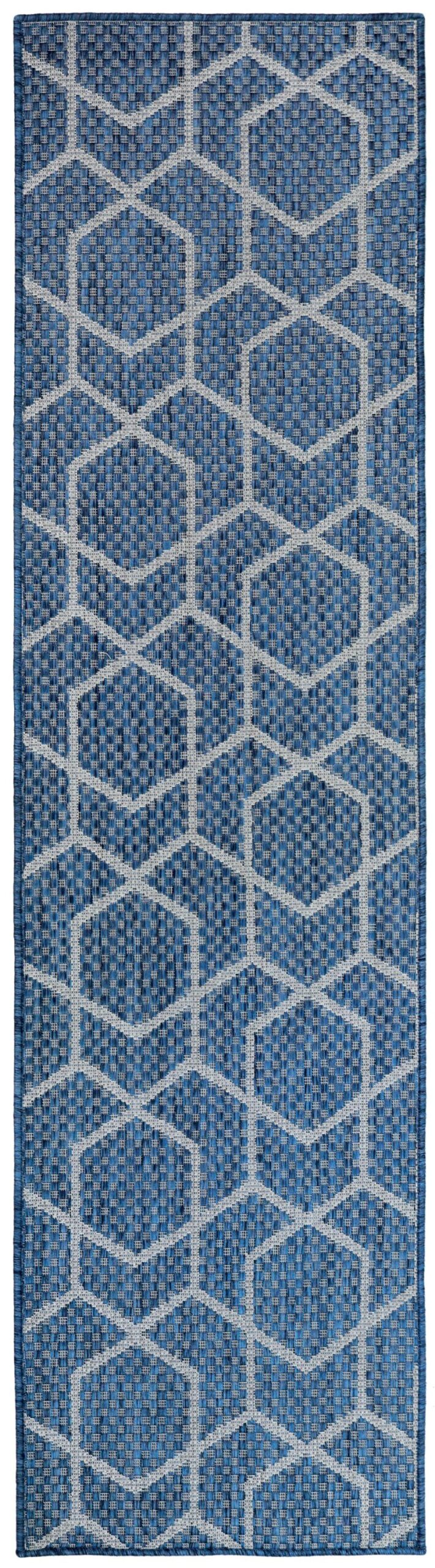 Nourison Home Nourison Horizon Indoor/Outdoor HOZ01 2'2" x 8' Denim Modern Rug