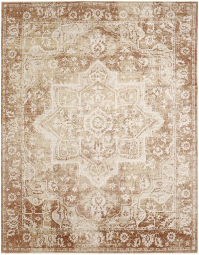 Nourison Home Nourison Astra Machine Washable ASW12 7'10" x 10' Rust Vintage Indoor Rug - 10' x 14'