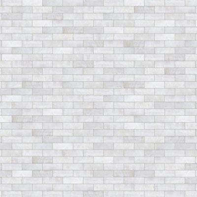 Marble Systems White 00 Glossy 2x6 Zellige Mosaic 17 1/2x15 3/4 - White 00 - 17 1/2" x 15 3/4" x 1/2"