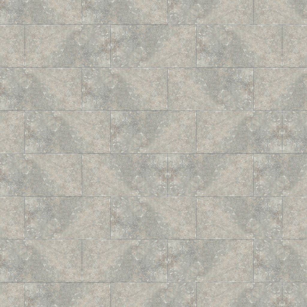 Emser Tile ANCIENT UNFILLED & TUMBLED -TRV - Silver