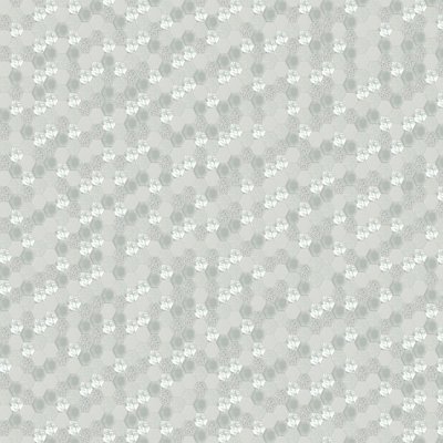 Qualis Ceramica Riviera Tileworks Chelsea Hexagon Glass Marble & Mother Pearl White Mix Mosaic - 12" x 12"