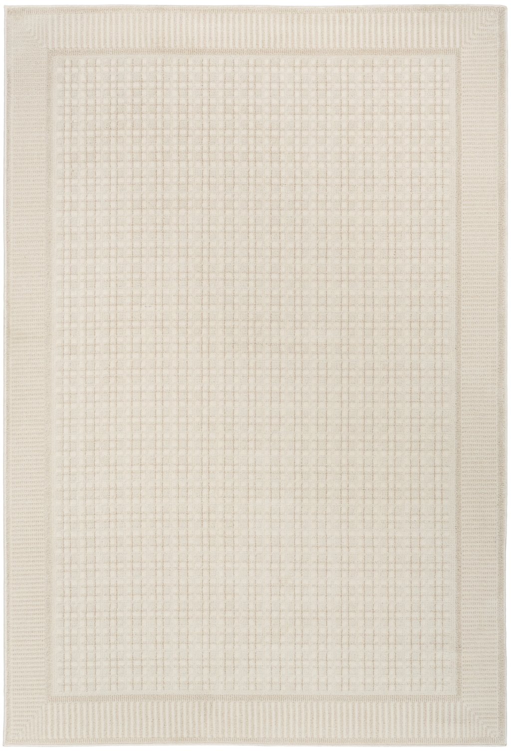 Nourison Home Nourison Nordic NRC03 4' x 6' Ivory Modern Indoor Rug