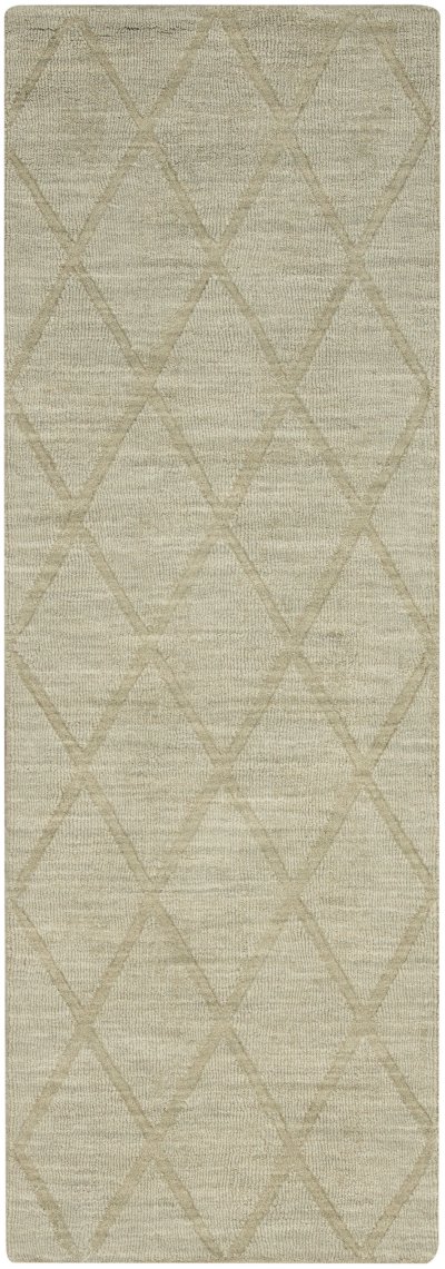 Nourison Home Nourison Wool Haven WOH01 2' x 6' Sage Modern Indoor Rug - 2' x 6'