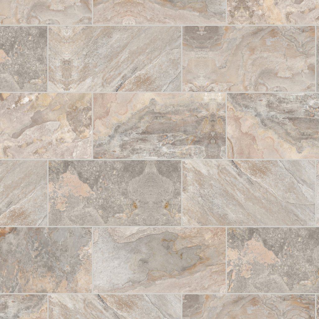 Qualis Ceramica Nepal Slate Chitwan Gris 12X24 - Gris