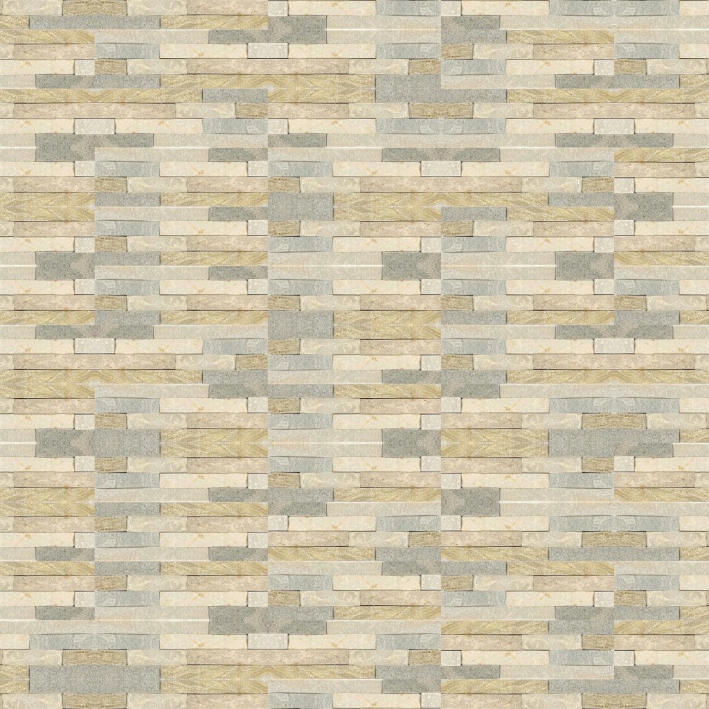 Qualis Ceramica Chelsea Collection Grey/Beige Wall Cladding 4"X14"