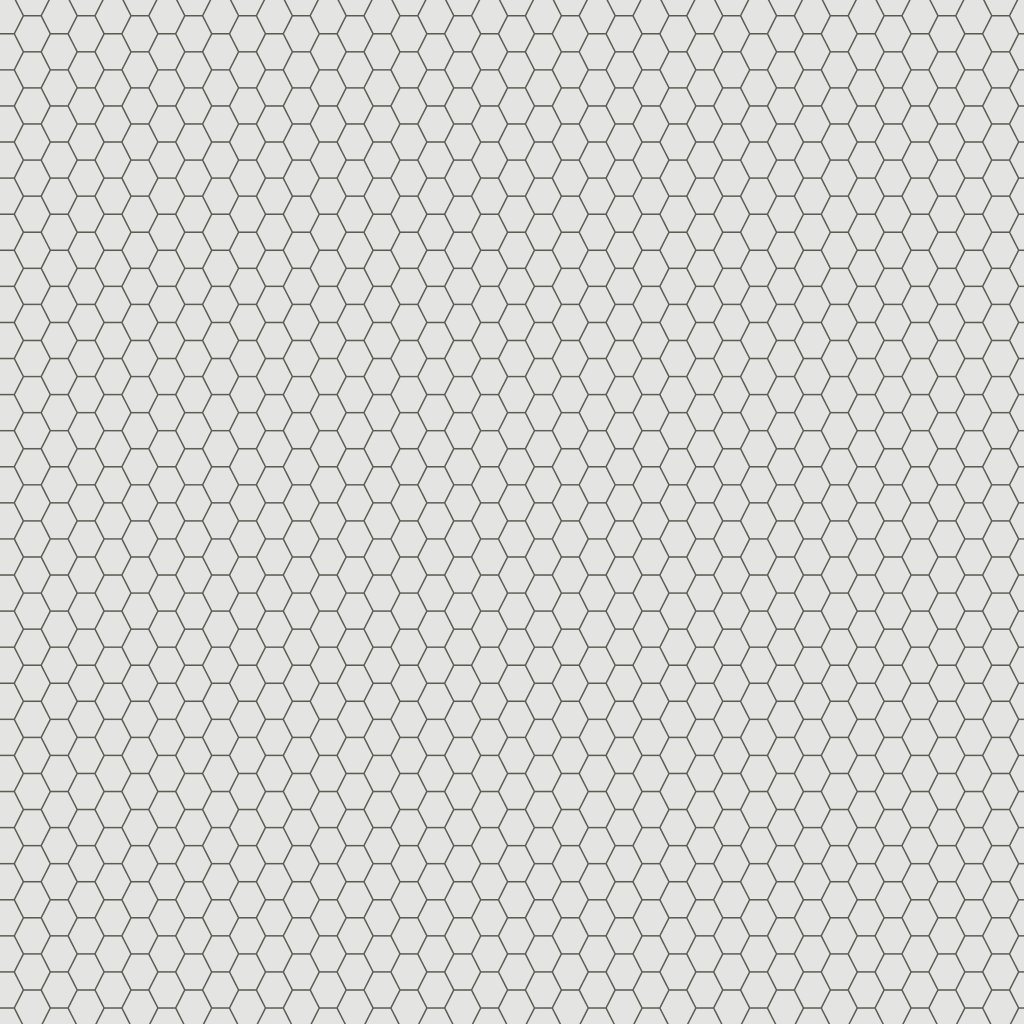 Qualis Ceramica Traditions Vintage Grey 2" Hexagon Matt Mosaic - Light Grey