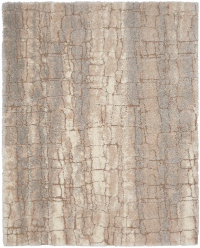 Nourison Home Nourison Dreamy Shag DRS09 3' x 5' Ivory Beige Shag Indoor Rug - 7' x 10'