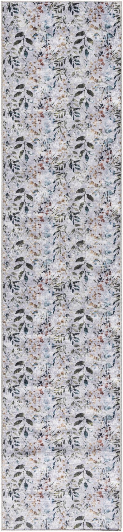 Nourison Home Nourison Nourison Washables NWB05 9'2" x 12' Grey Multicolor Contemporary Indoor Rug - 2'2" x 10'