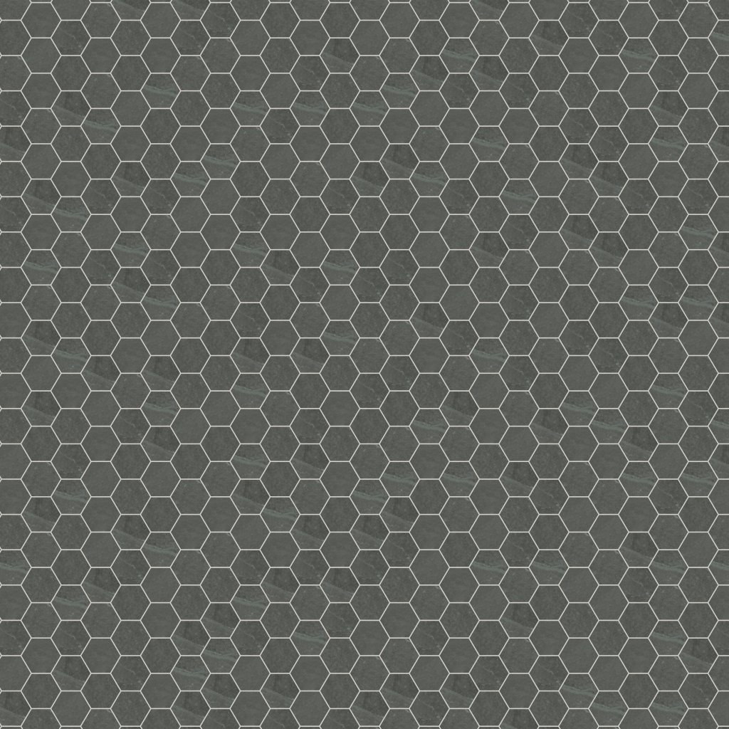 Qualis Ceramica Nord 2 Hex Carbon