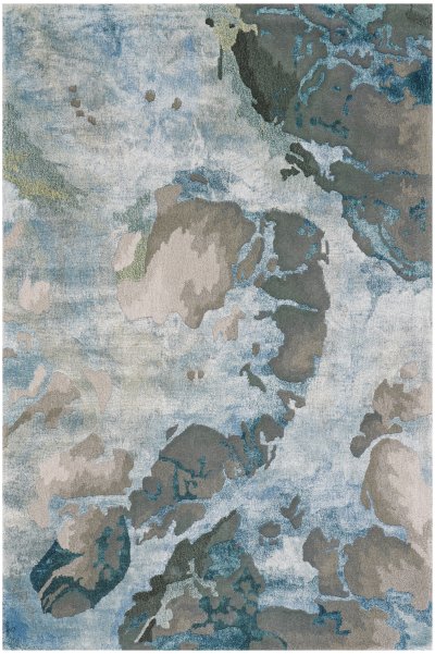 Nourison Home Nourison Prismatic PRS14 9'9" x 13'9" Grey Slate Modern Indoor Rug - 3'9" x 5'9"