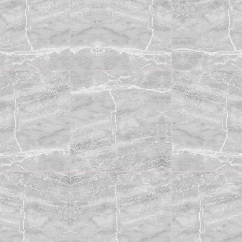 Qualis Ceramica Plata 24x24 Perla Grigia Polished