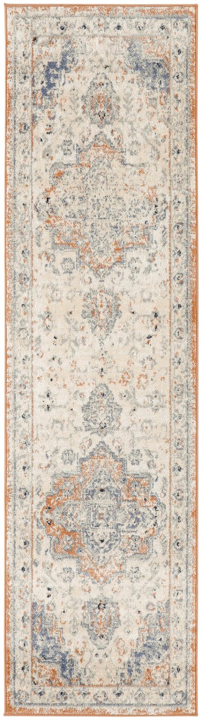Nourison Home Nourison Nourison Essentials Persian NRE07 2'2" x 14 Beige Blue Vintage Rug - 2'2" x 10'