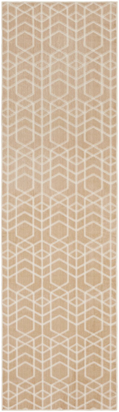 Nourison Home Nourison Washable Charm WCH01 4' x 6' Beige Ivory Modern Indoor Rug - 2'2" x 10'