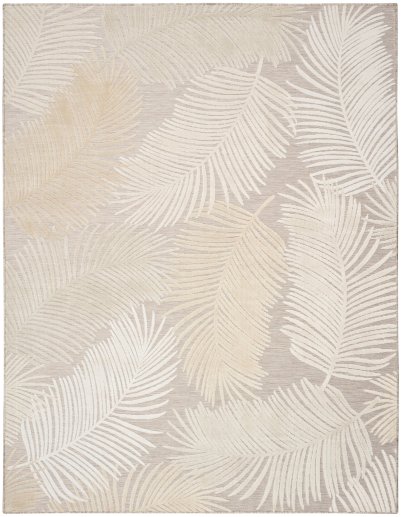 Nourison Home Nourison Suncoast SNC03 4' x 6' Beige Tropical Rug - 7'10" x 9'10"
