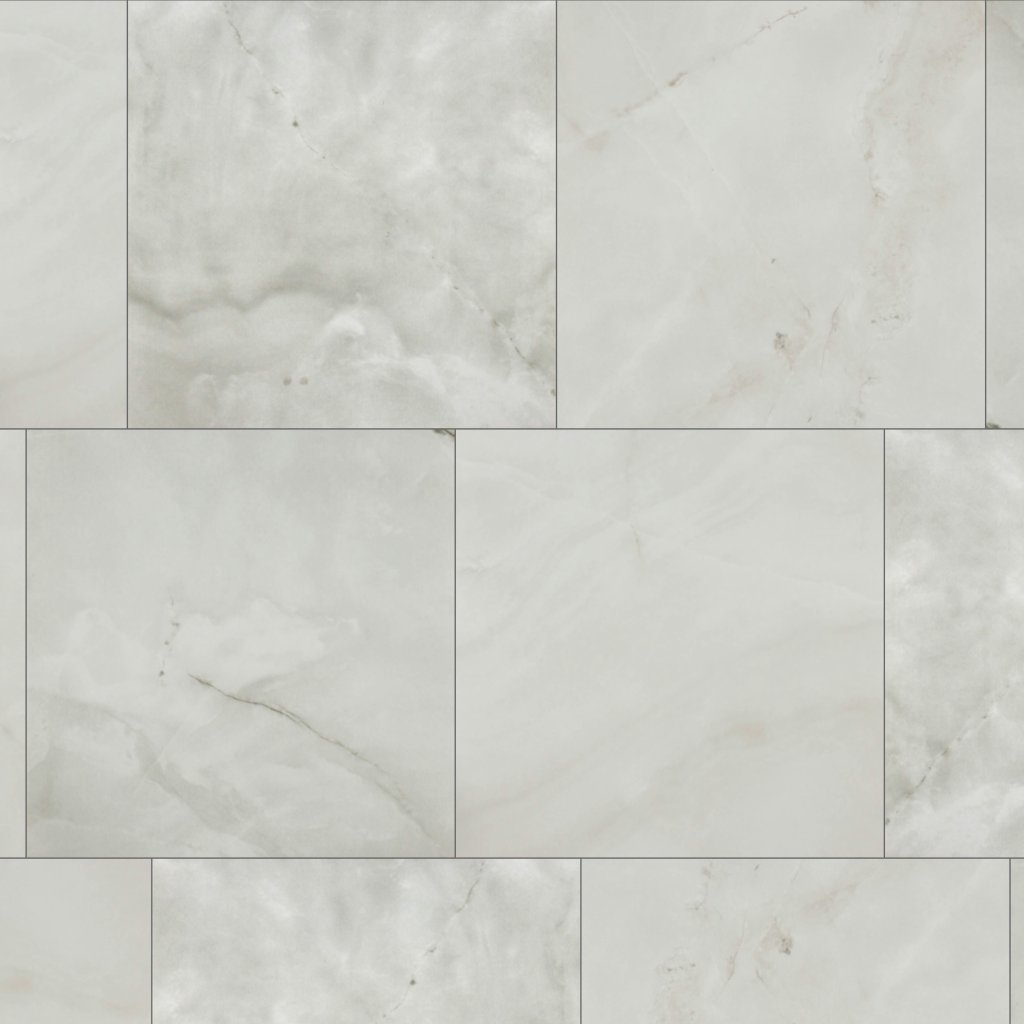 Qualis Ceramica Luxury Sorrento Onyx 24X24 Polished - Cream