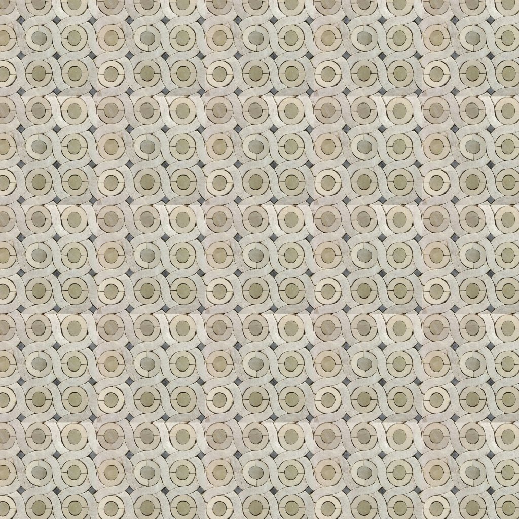 Marble Systems Nafta Honed Limestone Mosaic 12x12 - Nafta