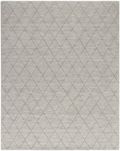 Nourison Home Nourison Wool Haven WOH01 7'9" x 9'9" Grey Modern Indoor Rug - 7'9" x 9'9"