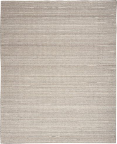 Nourison Home Nourison Interweave IWV01 5'3" x 7'3" Grey Modern Indoor Rug - 6' x 9'