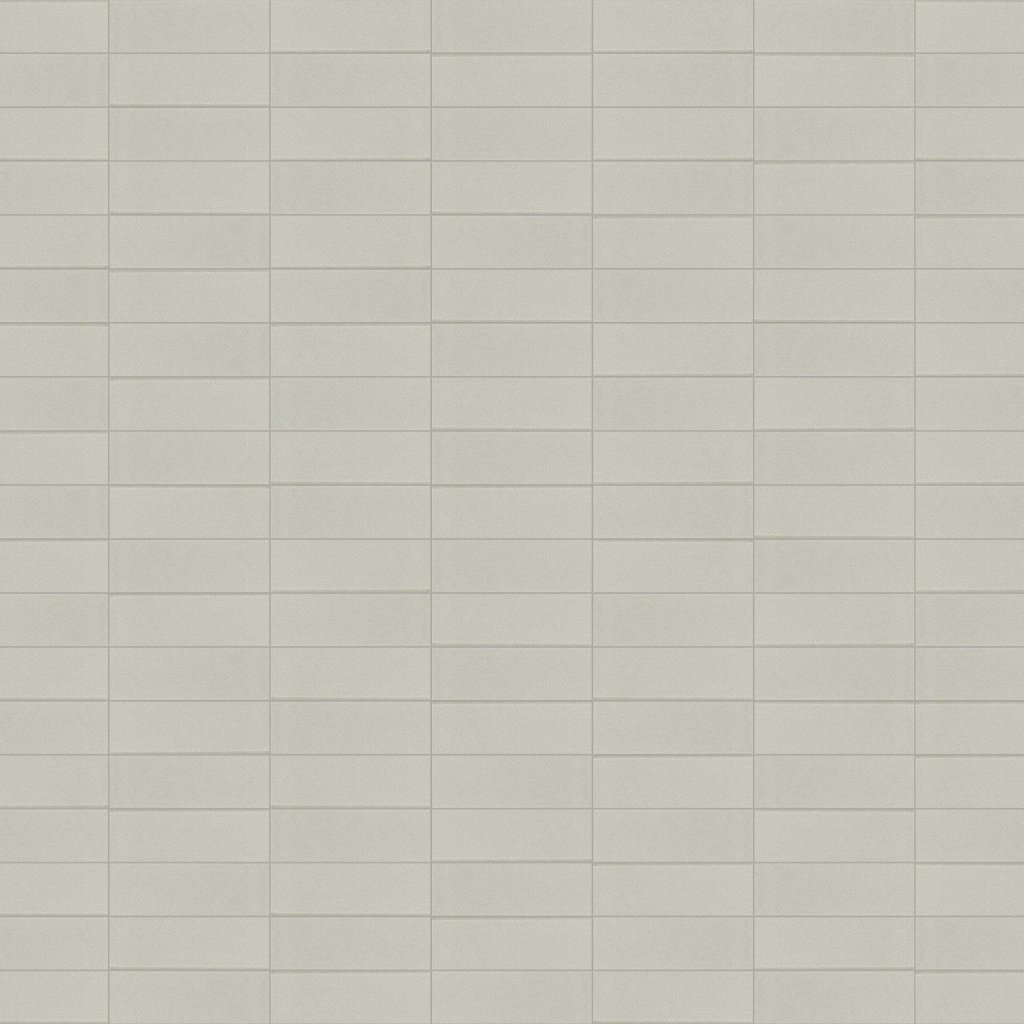 Marble Systems Frost Metallic Subway Glass Tile 3x9 - Frost
