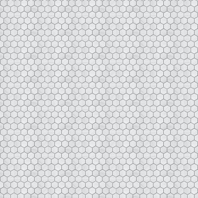 Marble Systems Bianco Dolomiti Classic Polished Hexagon Marble Mosaic 10 3/8x12 - Bianco Dolomiti Classic - 10 3/8" x 12" x 3/8"