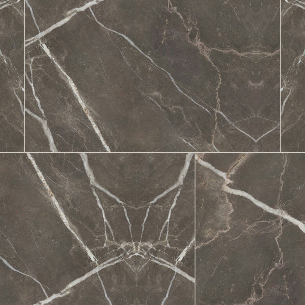Qualis Ceramica Royal Stoneworks 48X48 Regal Brown Marble Polished