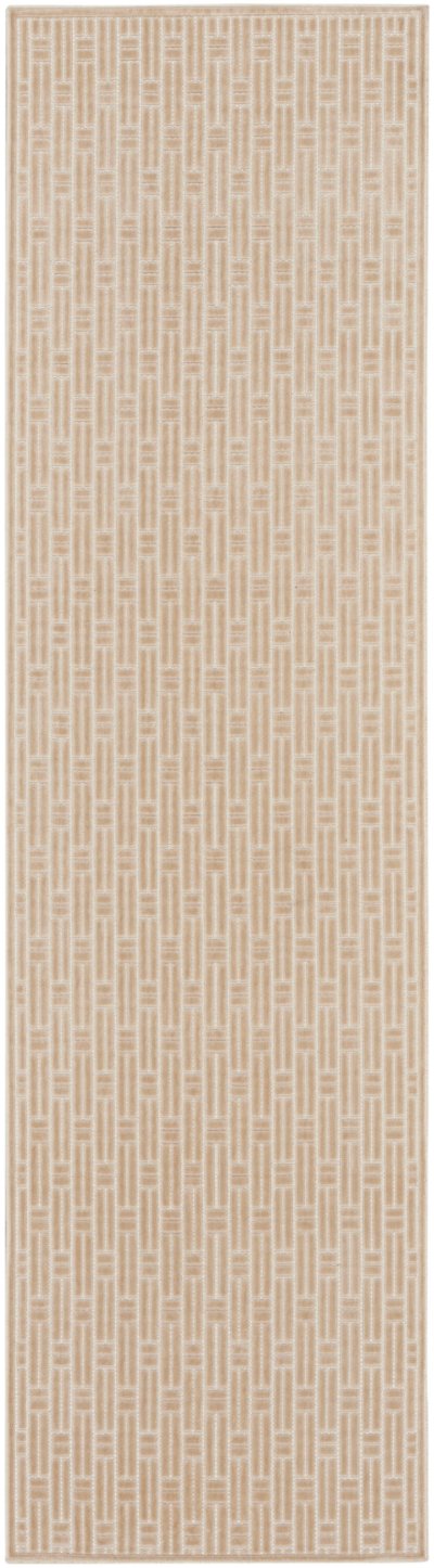 Nourison Home Nourison Washable Charm WCH02 6' x 9' Beige Ivory Modern Indoor Rug - 2'2" x 10'