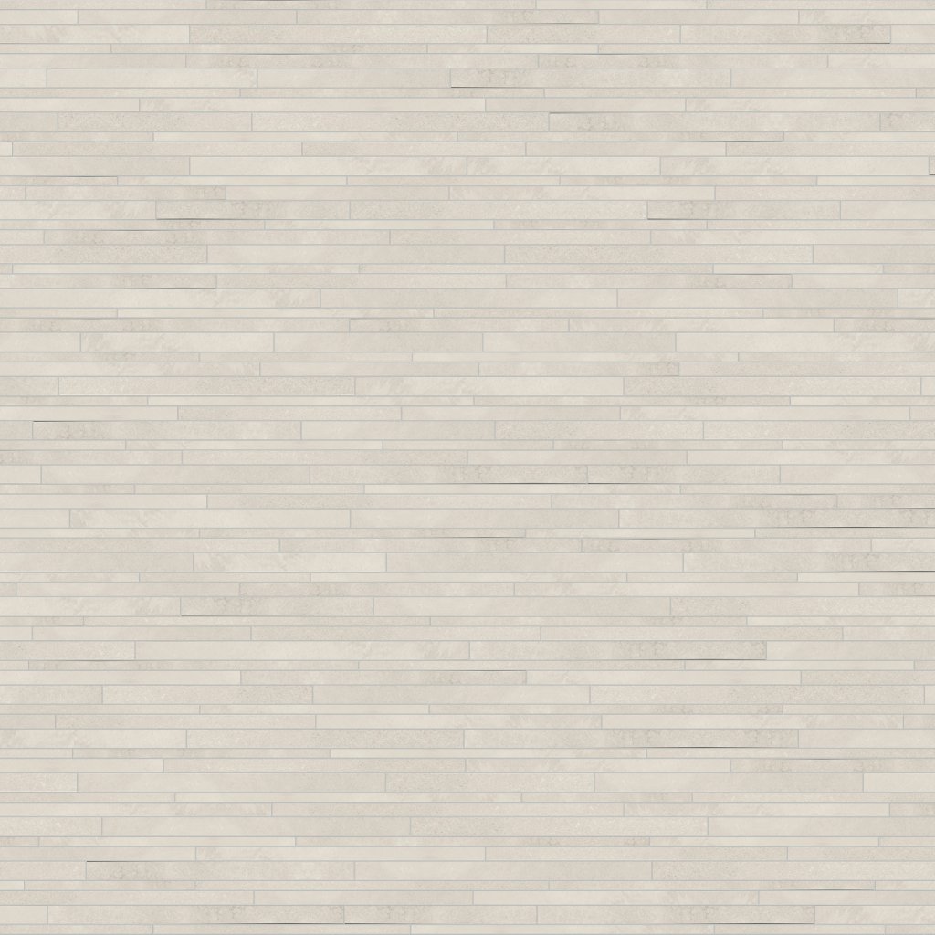 Daltile Delegate Off White, Random Linear, Matte - Off White