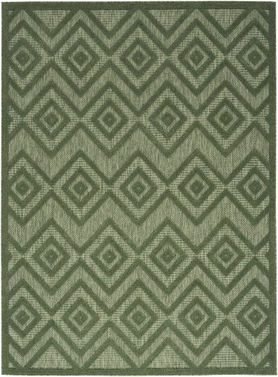 Nourison Home Nourison Versatile NRV01 8' x Round Green Modern Rug - 6' x 9'