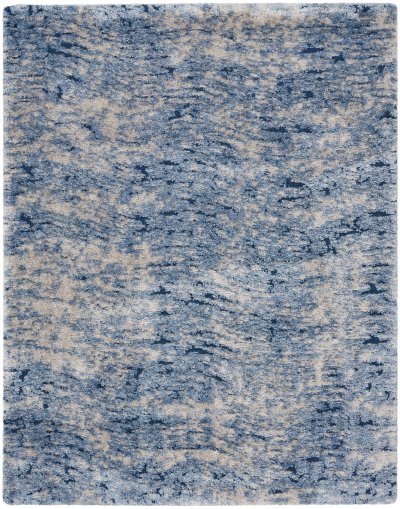 Nourison Home Nourison Dreamy Shag DRS06 6'7" x 9'2" Light Blue Shag Indoor Rug - 7'10" x 9'10"