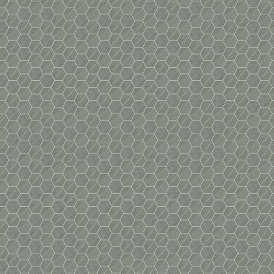 Qualis Ceramica Nord 6 Hex Chromium - 10,5" x 12"