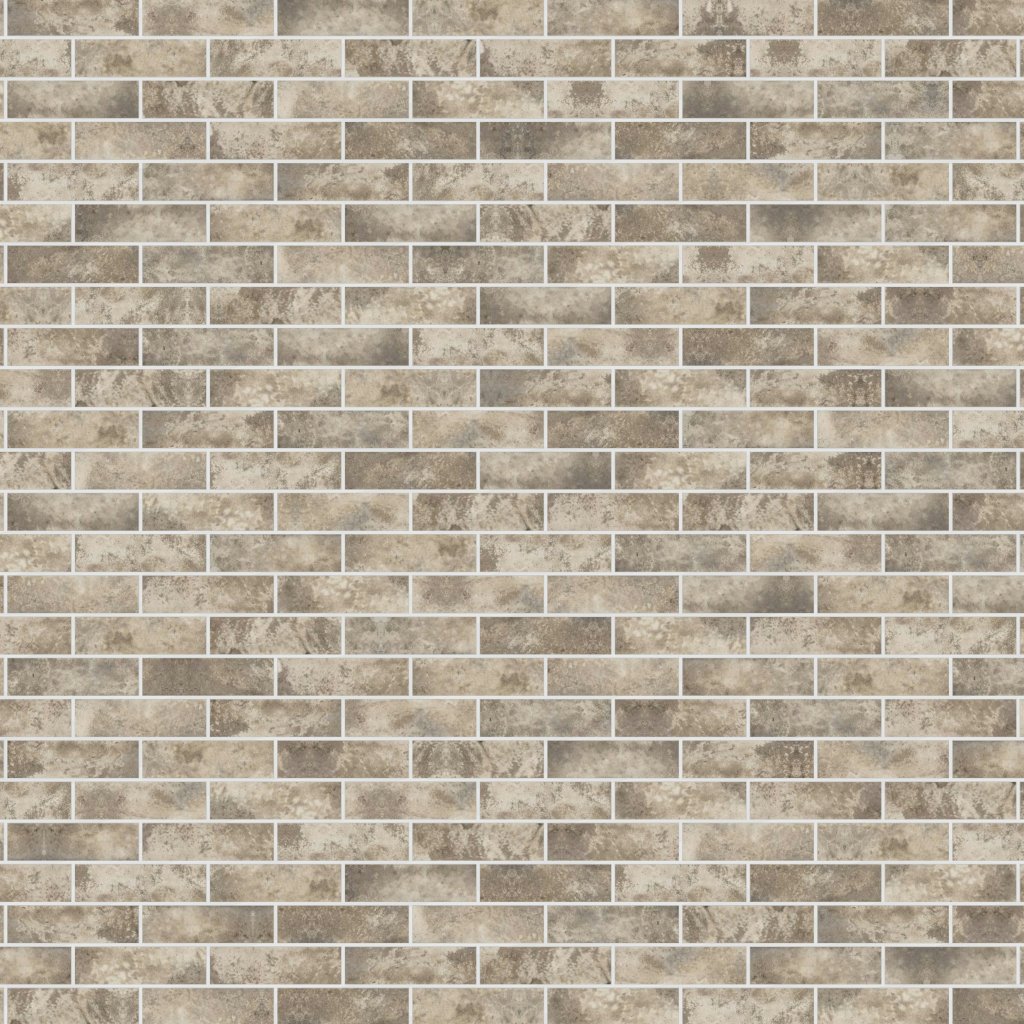 MSI Doverton Gray Clay 2.25X7.5 - Brick