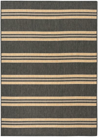 Nourison Home Nourison Horizon Indoor/Outdoor HOZ05 9' x 12' Charcoal Modern Rug - 5' x 7'