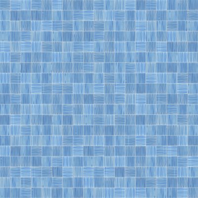 Qualis Ceramica Riviera Tileworks Chelsea 3"x3" Glass Pool Striped Light Blue Mosaic - 12" x 12"