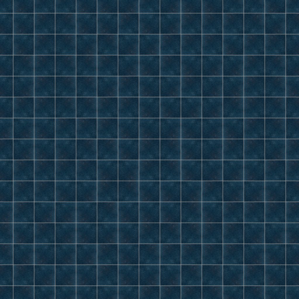 Marble Systems Sea Blue Crackled Ceramic Tile 4x4 - Sea Blue