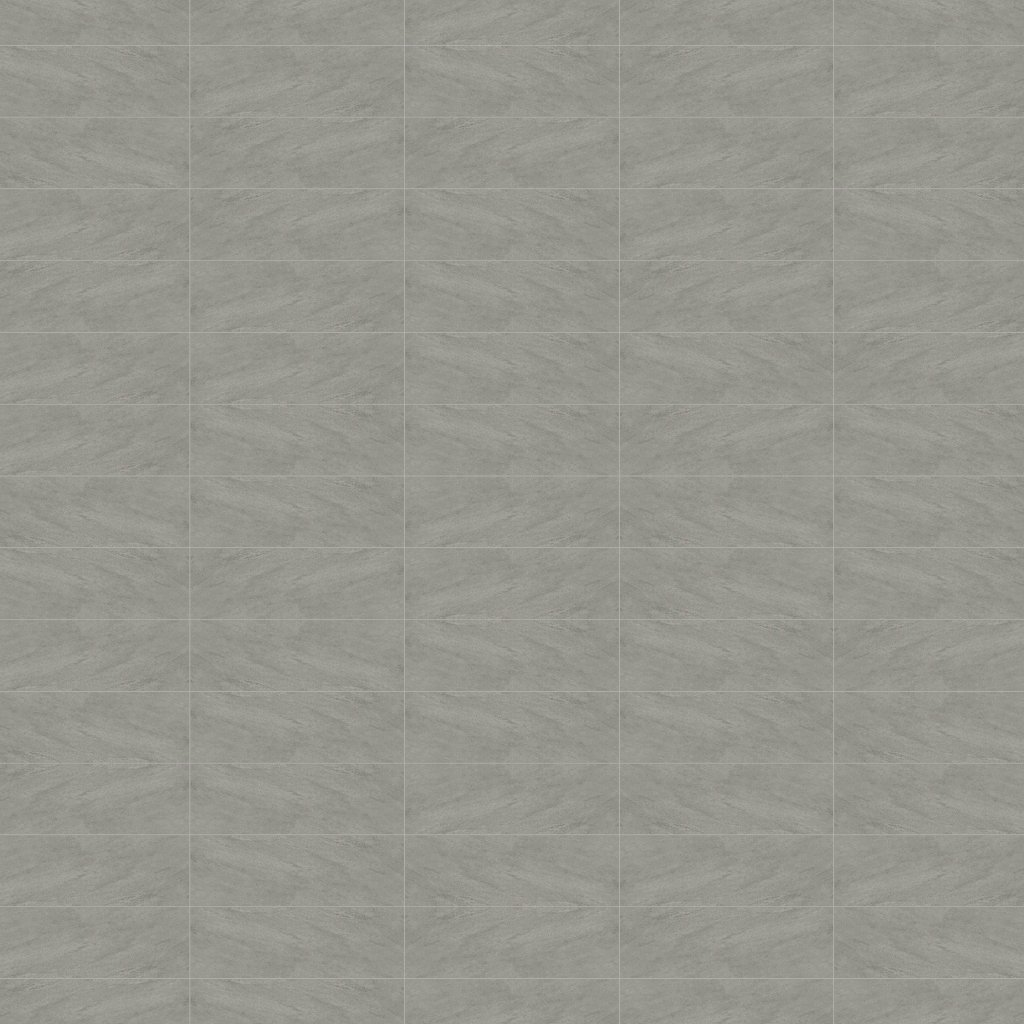 Marble Systems Light Grey Matte Subway Slate Look Porcelain Tile 4x12 - Light Grey