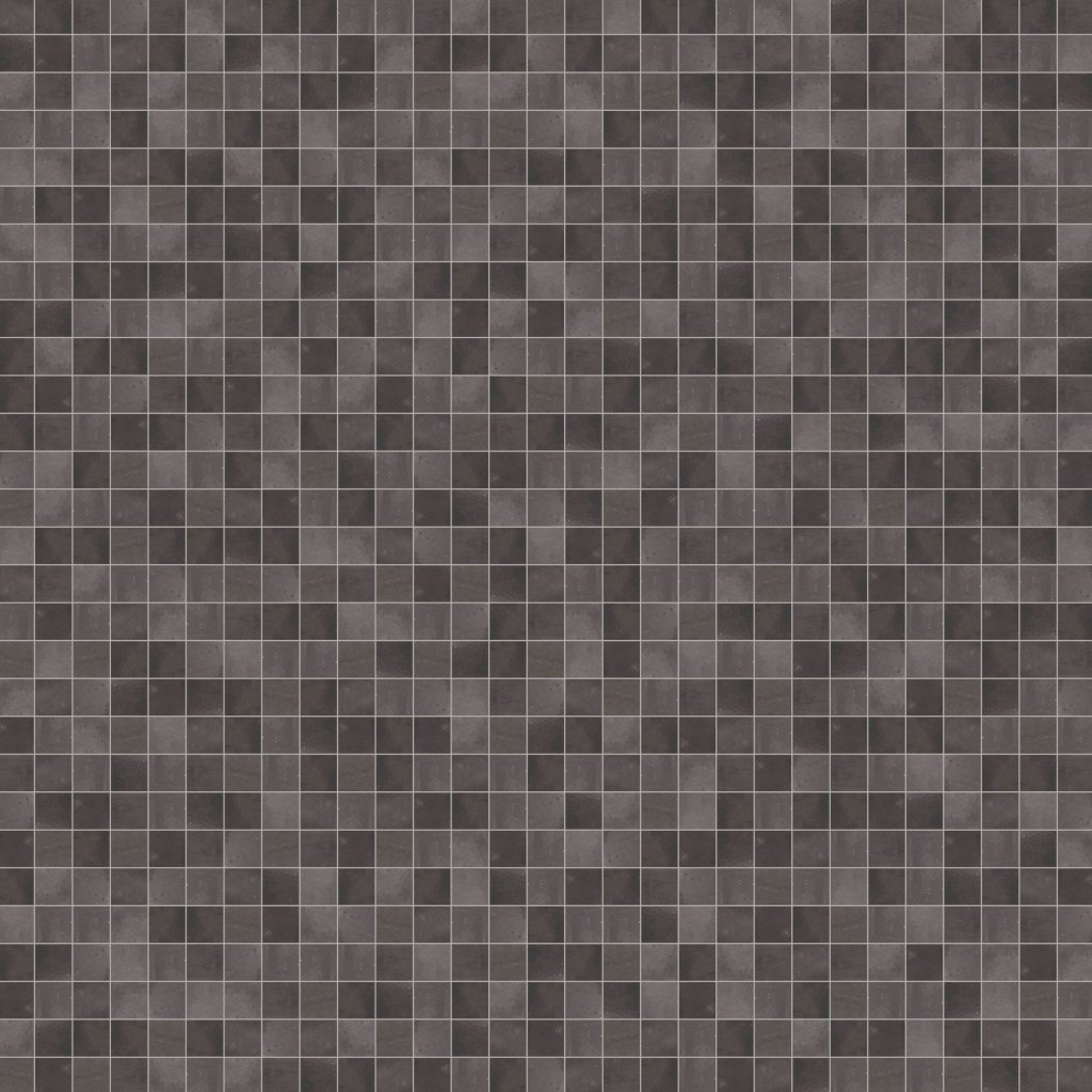 Marble Systems Gray Glossy Midan Zellige Mosaic 12x12 - Gray