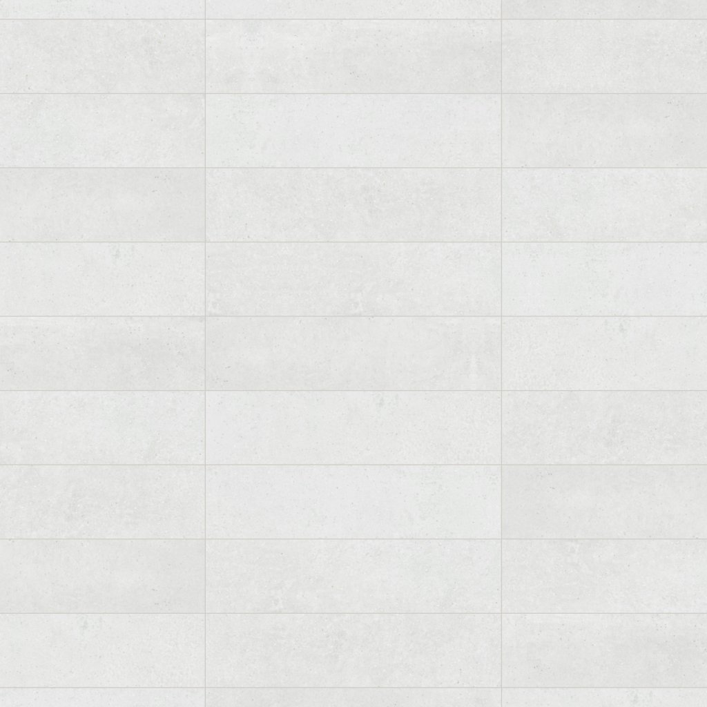 Qualis Ceramica Ashland 6X24F White