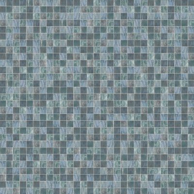 Qualis Ceramica Chelsea Collection Zellige Glazed Ceramic Soft Blue Mix 3"x3" Mosaic - 12" x 12"
