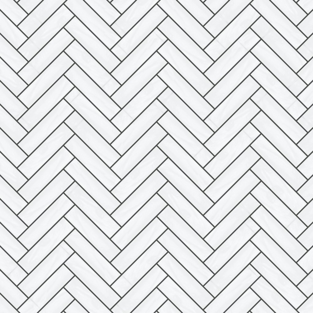 Qualis Ceramica Cottage Frost White 3X12 Mat - White