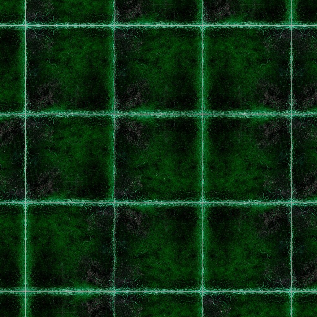 Marble Systems Forest Crackled Ceramic Tile 16x16 - Forest